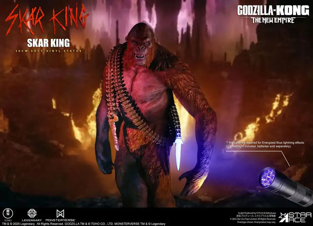 Godzilla vs. Kong: The New Empire Soft Vinyl Statue Skar King Unleash the Titan 30 cm   product photo