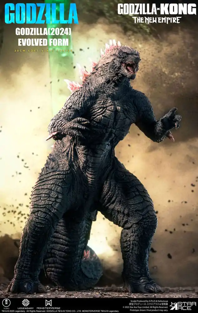 Godzilla vs. Kong: The New Empire Soft Vinyl Statue Godzilla (2024) Evolved Deluxe Version 30 cm product photo