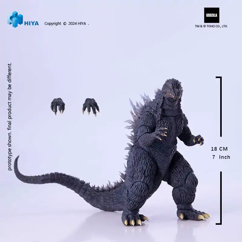 Godzilla vs. Mechagodzilla 2002 Exquisite Basic Action Figure Godzilla 18 cm termékfotó