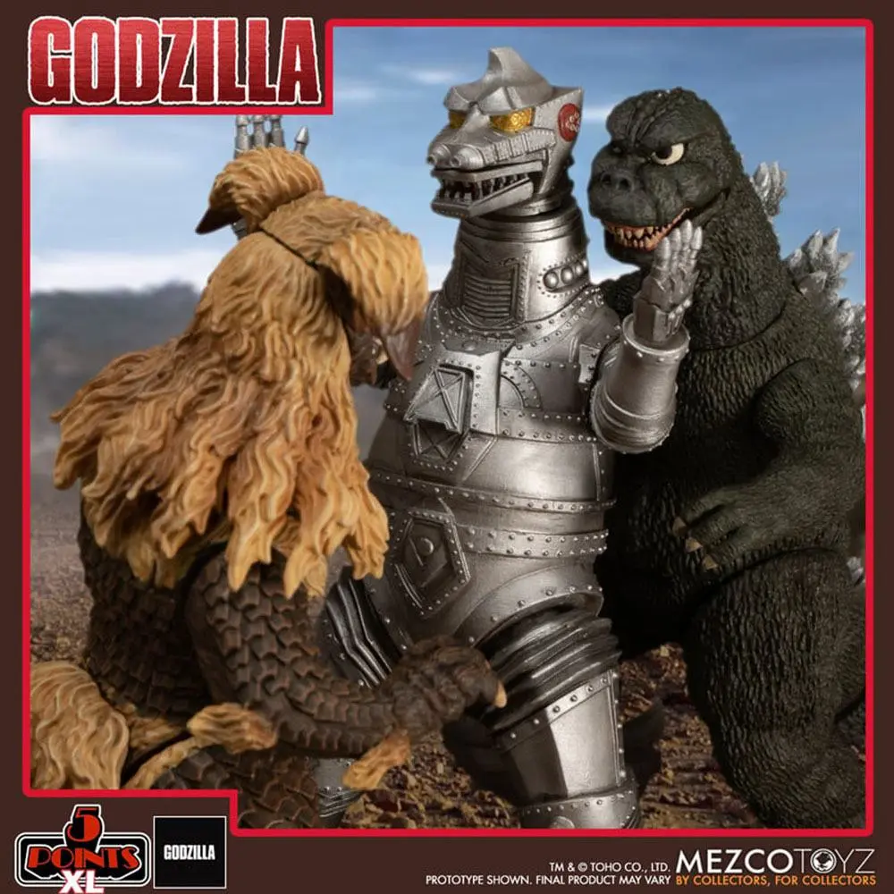 Godzilla vs. Mechagodzilla 5 Points XL Action Figures Deluxe Box Set product photo