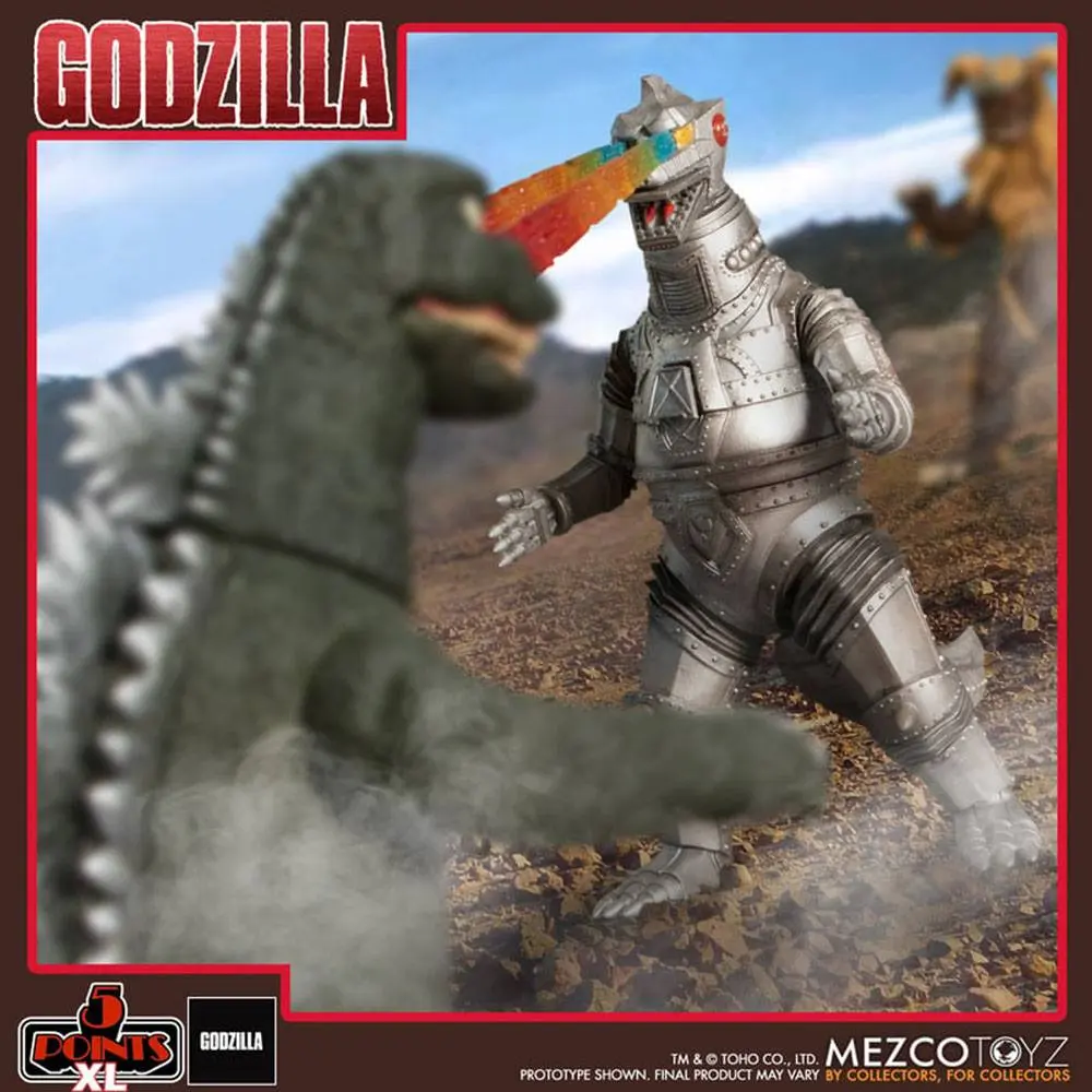 Godzilla vs. Mechagodzilla 5 Points XL Action Figures Deluxe Box Set product photo