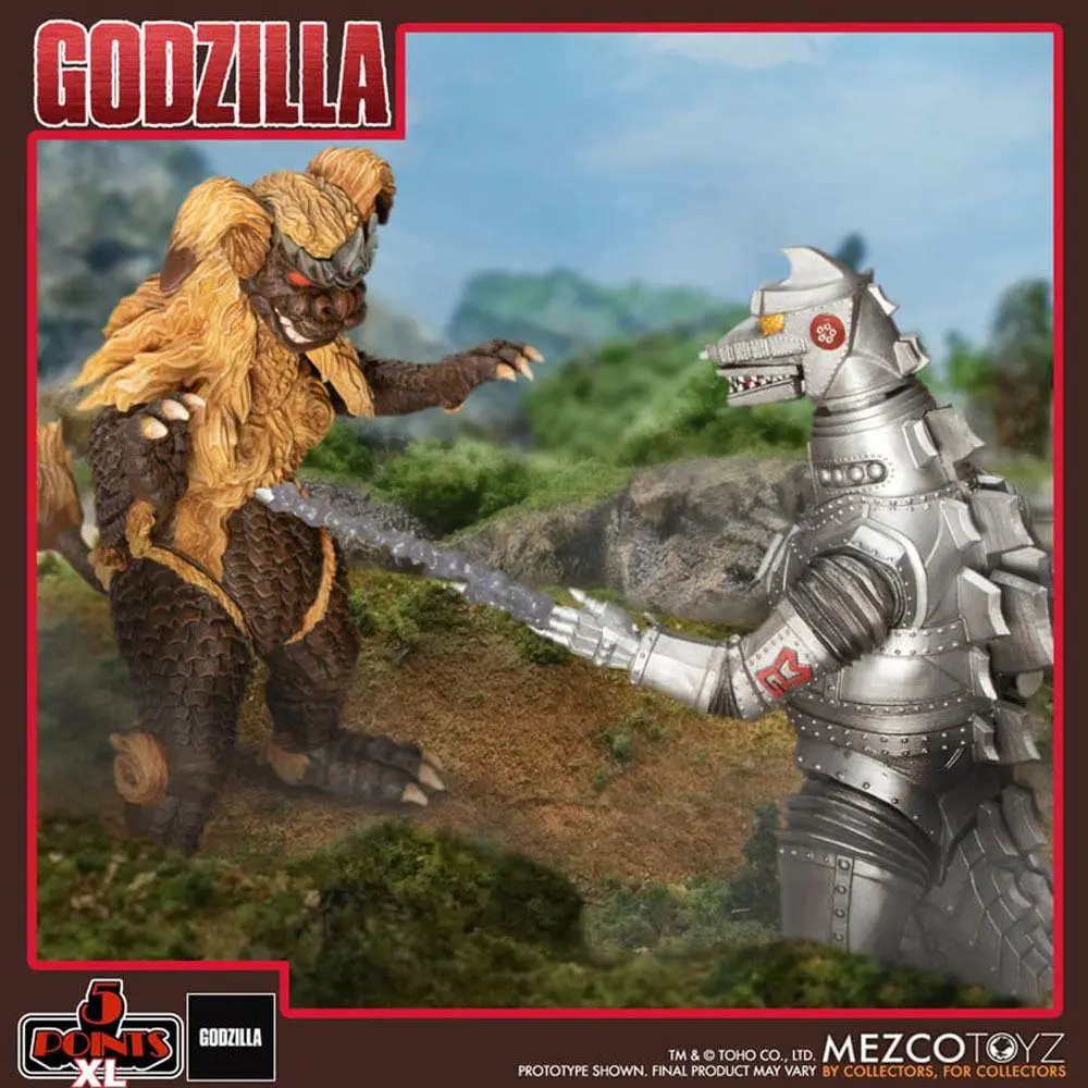 Godzilla vs. Mechagodzilla 5 Points XL Action Figures Deluxe Box Set product photo