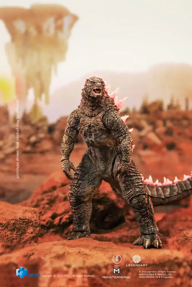 Godzilla x Kong: The New Empire Exquisite Basic Action Figure Godzilla Evolved Ver. 18 cm termékfotó