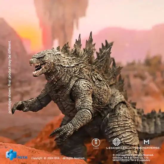 Godzilla x Kong: The New Empire Exquisite Basic Action Figure Godzilla Rre-evolved Ver. 18 cm termékfotó