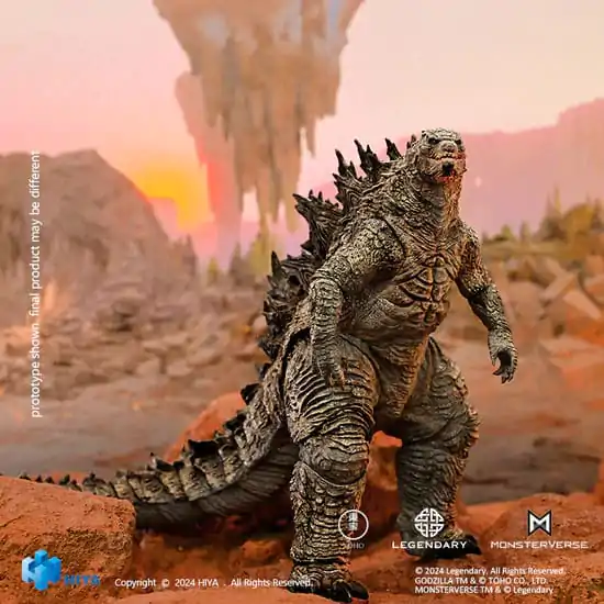 Godzilla x Kong: The New Empire Exquisite Basic Action Figure Godzilla Rre-evolved Ver. 18 cm termékfotó