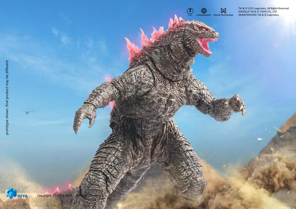 Godzilla x Kong The New Empire Exquisite Basic Action Figure Heat Ray Godzilla Evolved Ver. 18 cm product photo