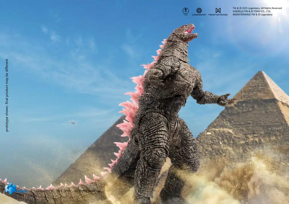 Godzilla x Kong The New Empire Exquisite Basic Action Figure Heat Ray Godzilla Evolved Ver. 18 cm product photo