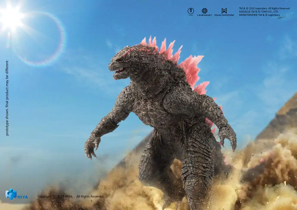 Godzilla x Kong The New Empire Exquisite Basic Action Figure Heat Ray Godzilla Evolved Ver. 18 cm product photo