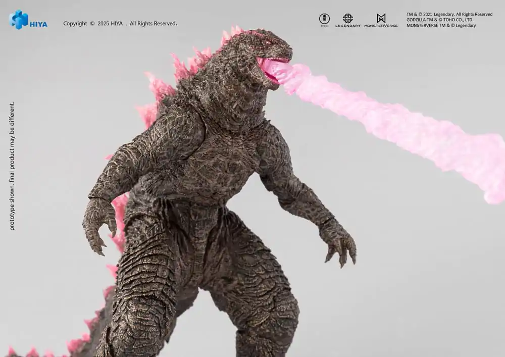 Godzilla x Kong The New Empire Exquisite Basic Action Figure Heat Ray Godzilla Evolved Ver. 18 cm product photo
