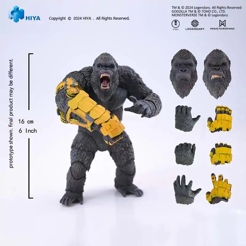 Godzilla x Kong: The New Empire Exquisite Basic Action Figure Kong B.E.A.S.T. Glove Ver. 16 cm termékfotó