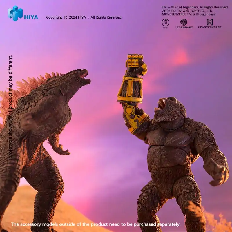 Godzilla x Kong: The New Empire Exquisite Basic Action Figure Kong B.E.A.S.T. Glove Ver. 16 cm termékfotó