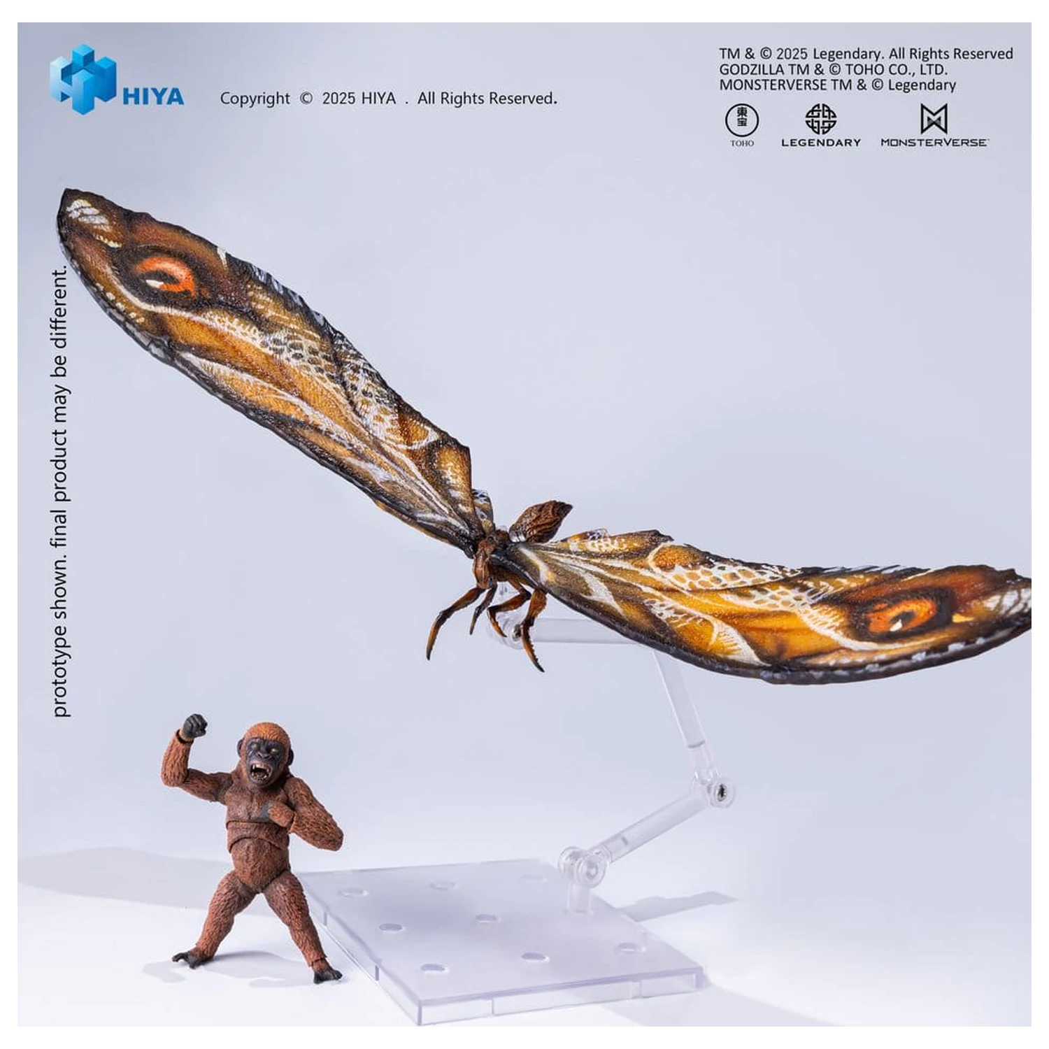 Godzilla x Kong: The New Empire Exquisite Basic Series Action Figure Mothra Premium Set  product photo
