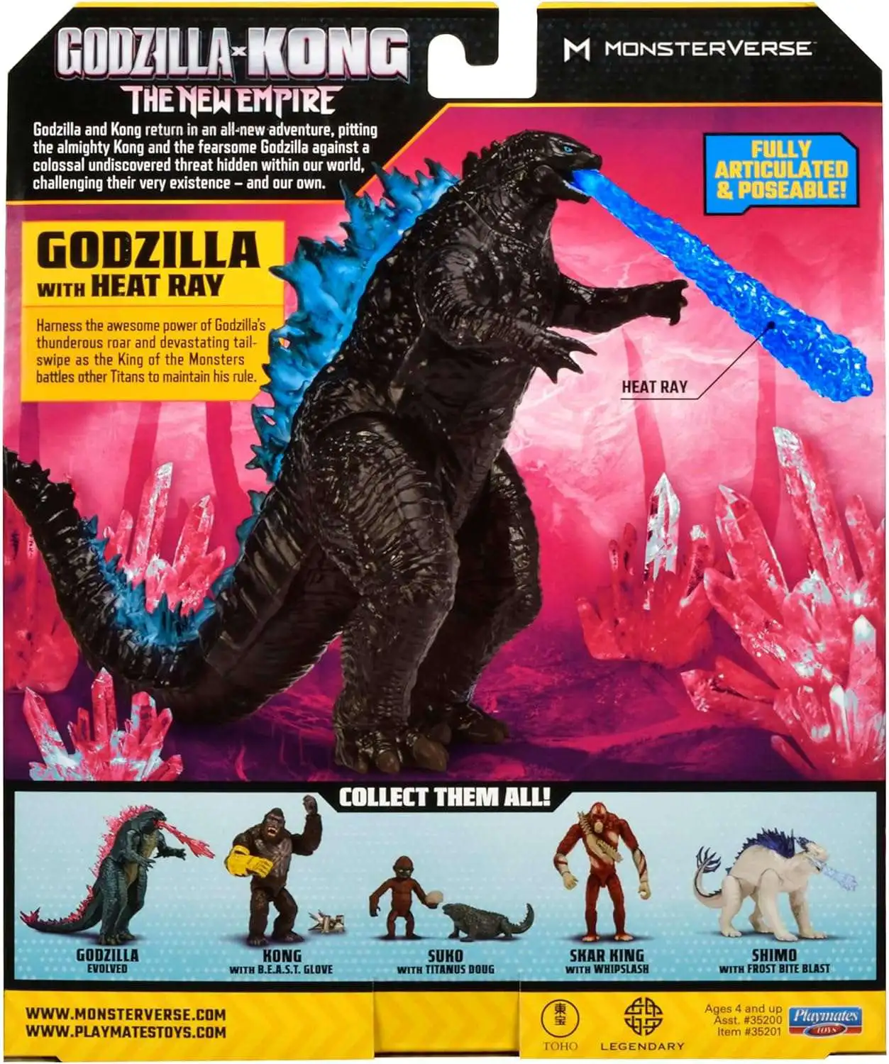 Godzilla x Kong: The New Empire - Godzilla Evolved with Heat Ray Action Figure 15 cm product photo