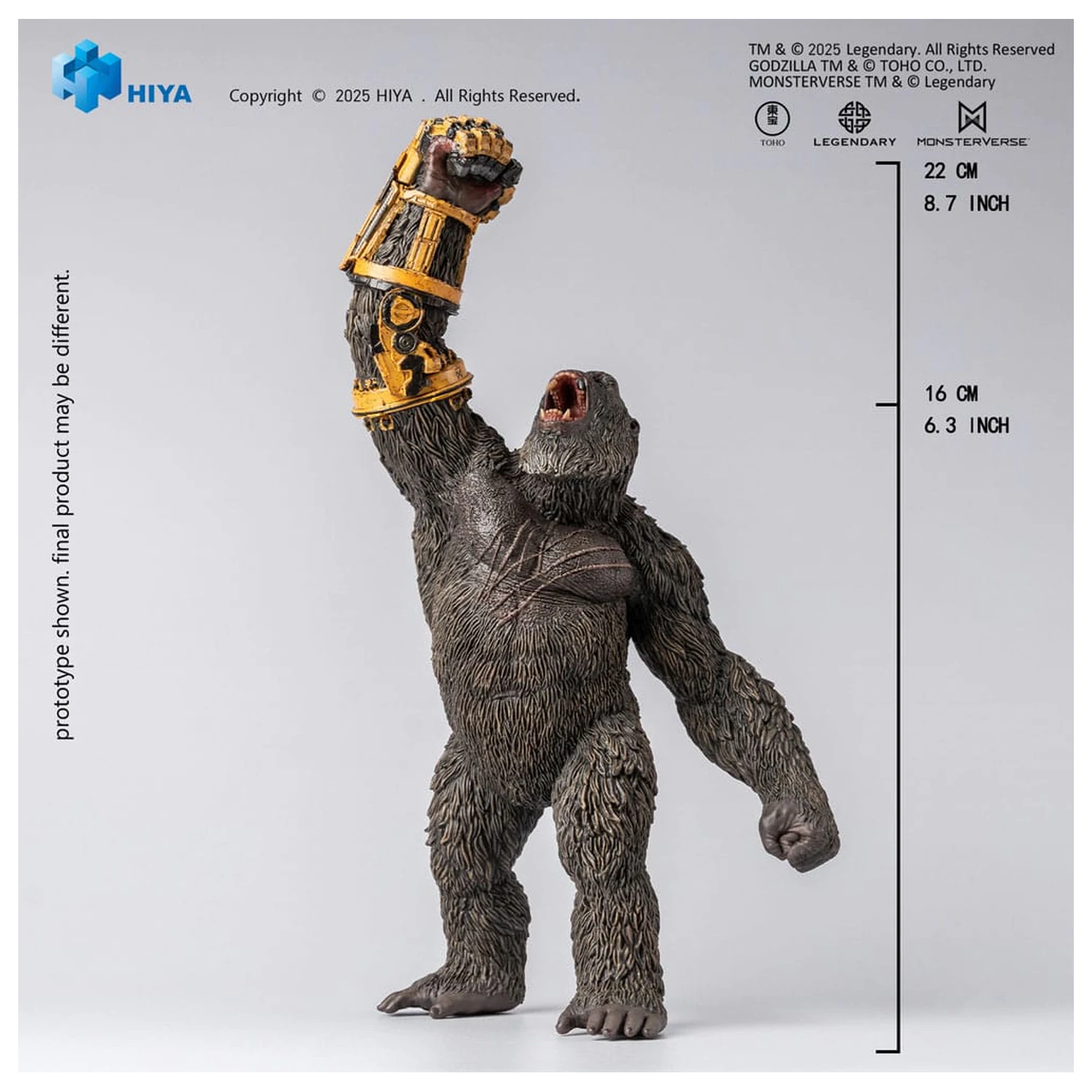 Godzilla x Kong The New Empire Stylist Series PVC Statue Kong B.E.A.S.T. Glove Version 22 cm          product photo