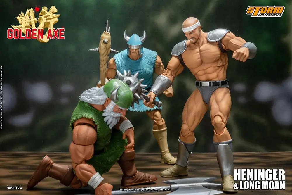 Golden Axe Action Figure 2-Pack 1/12 Heninger &amp; Long Moan 18 cm product photo