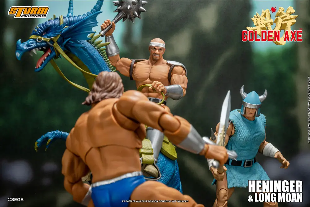 Golden Axe Action Figure 2-Pack 1/12 Heninger &amp; Long Moan 18 cm product photo