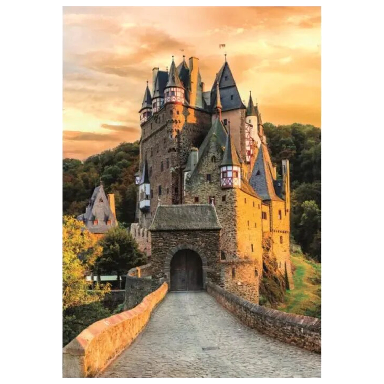Golden Hour At Eltz Castle puzzle 1000pcs product photo