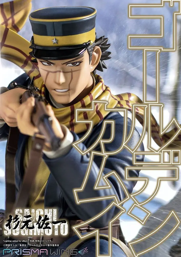 Golden Kamuy Prisma Wing PVC Statue 1/7 Saichi Sugimoto 20 cm product photo