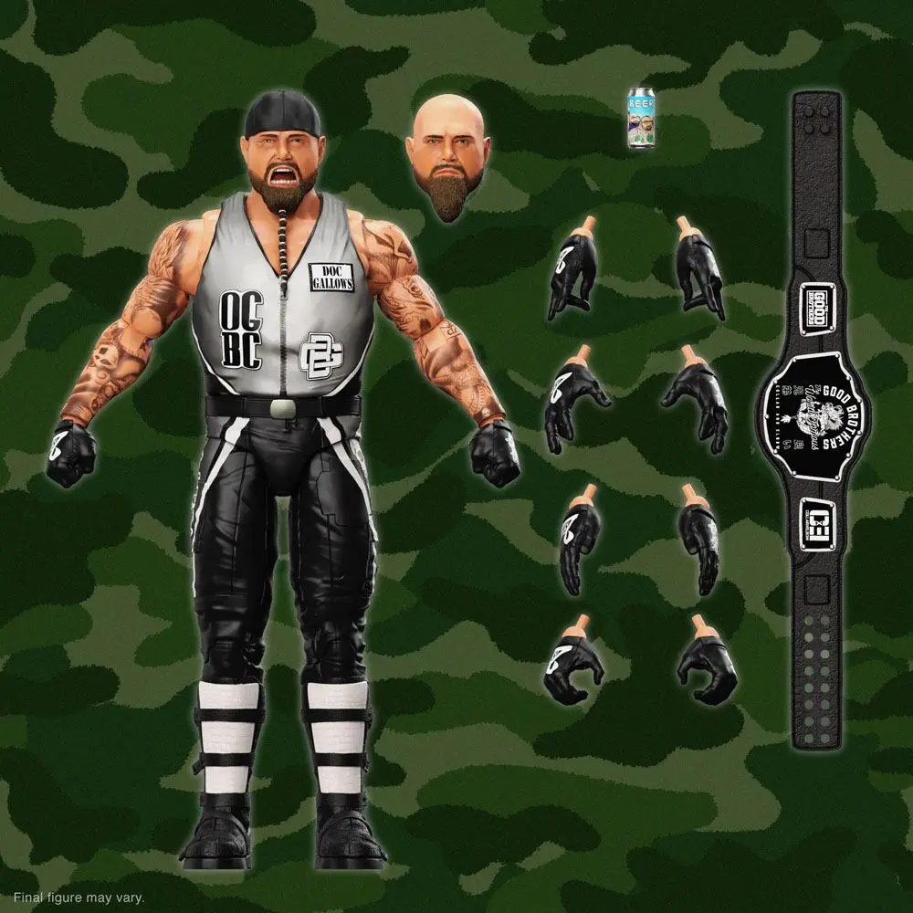 Good Brothers Wrestling Ultimates Action Figure Wave 2 Doc Gallows 18 cm product photo
