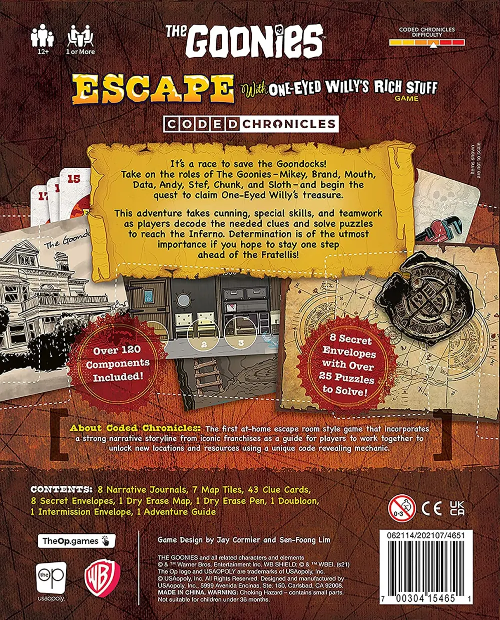 Goonies Board Game Escape with One-Eyed Willy's Rich Stuff *English Version* product photo