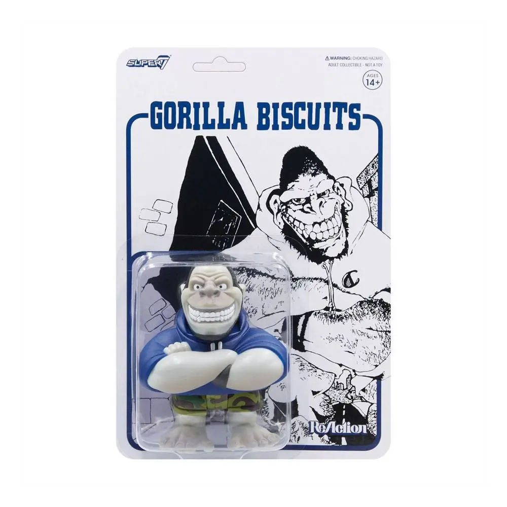 Gorilla Biscuits ReAction Action Figure Mascot (Camo Shorts) 10 cm product photo
