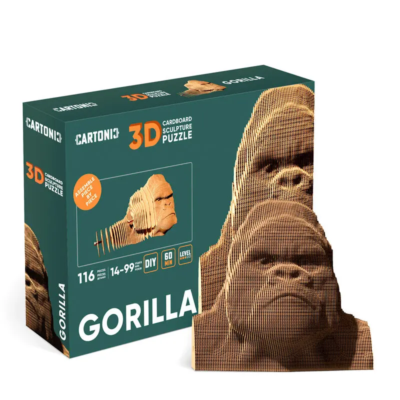 Gorilla cartonic 3D puzzle 94pc product photo