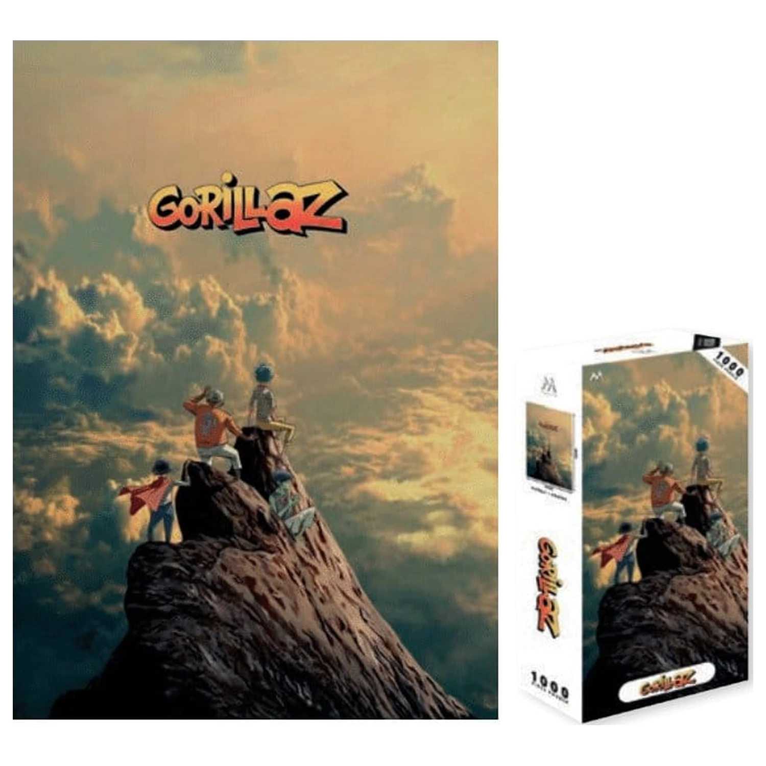 Gorillaz puzzle (1000 piece) product photo