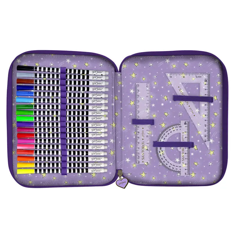 Gorjuss Catch A Falling Star double pencil case 46pcs product photo