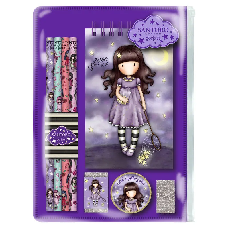 Gorjuss Catch A Falling Star stationery set product photo