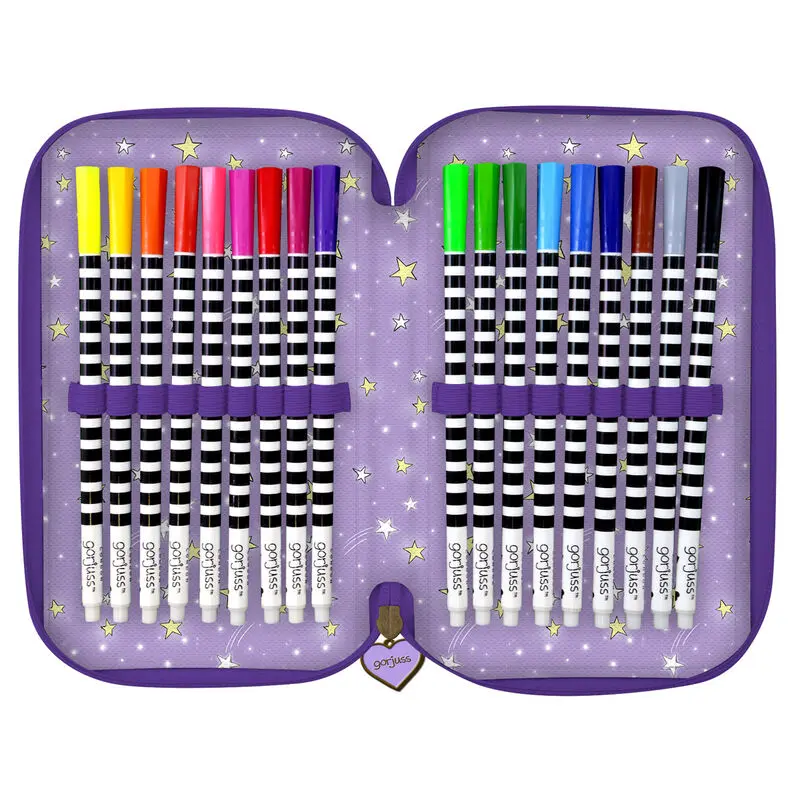 Gorjuss Catch A Falling Star triple pencil case 45pcs product photo