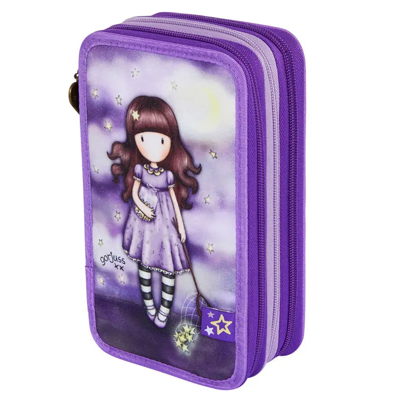 Gorjuss Catch A Falling Star triple pencil case 45pcs product photo