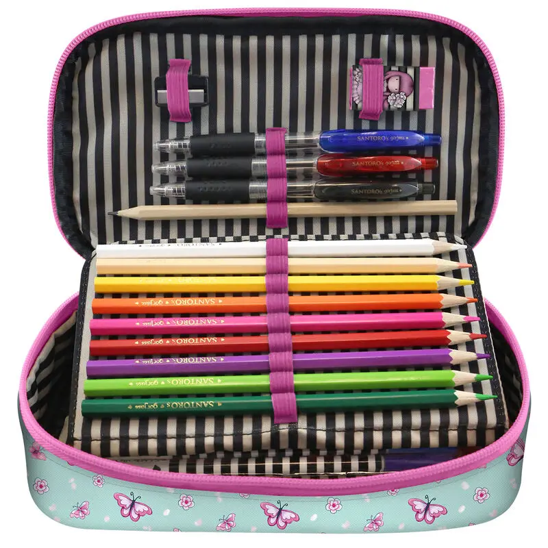 Gorjuss Cherry Blossom drop-down pencil case 45pcs product photo