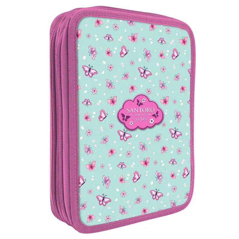 Gorjuss Cherry Blossom double pencil case 46pcs product photo