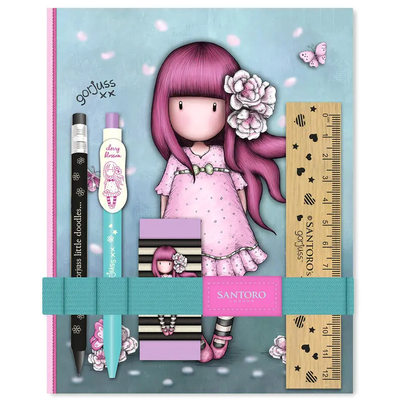 Gorjuss Cherry Blossom stationery set product photo