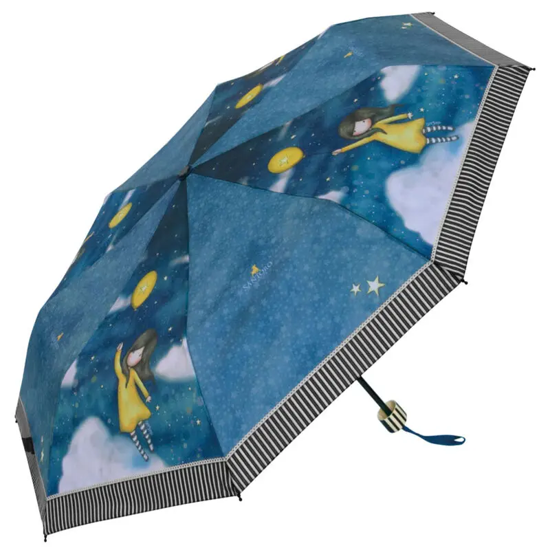 Gorjuss Fly Away With Me manual folding umbrella 54cm product photo