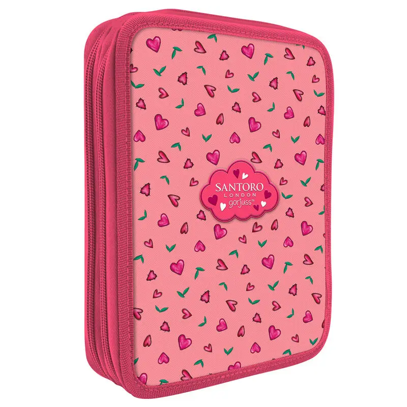 Gorjuss Love Grows double pencil case 46pcs product photo