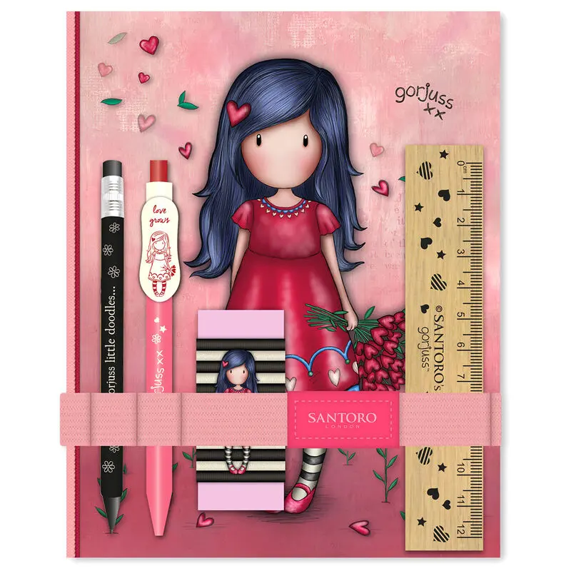 Gorjuss Love Grows stationery set product photo