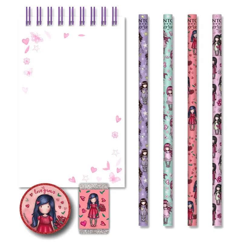 Gorjuss Love Grows stationery set product photo