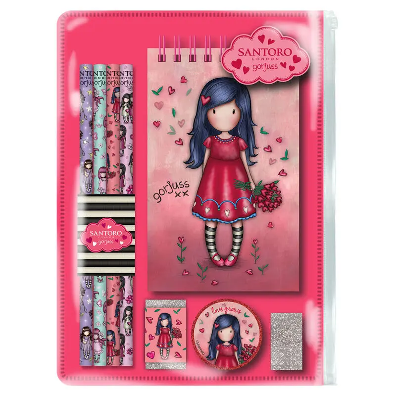 Gorjuss Love Grows stationery set product photo