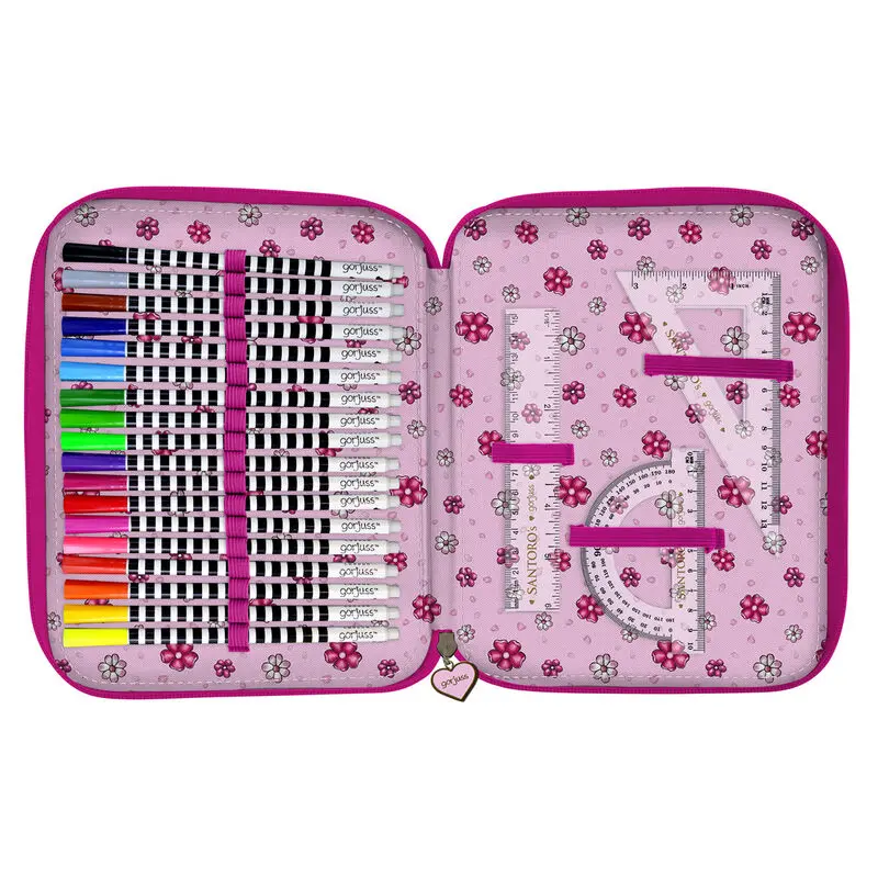Gorjuss You Can Have Mine double pencil case 46pcs product photo