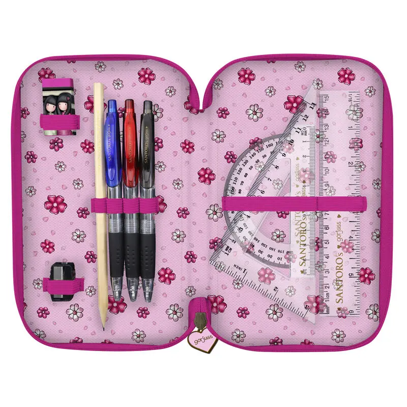 Gorjuss You Can Have Mine triple pencil case 45pcs product photo