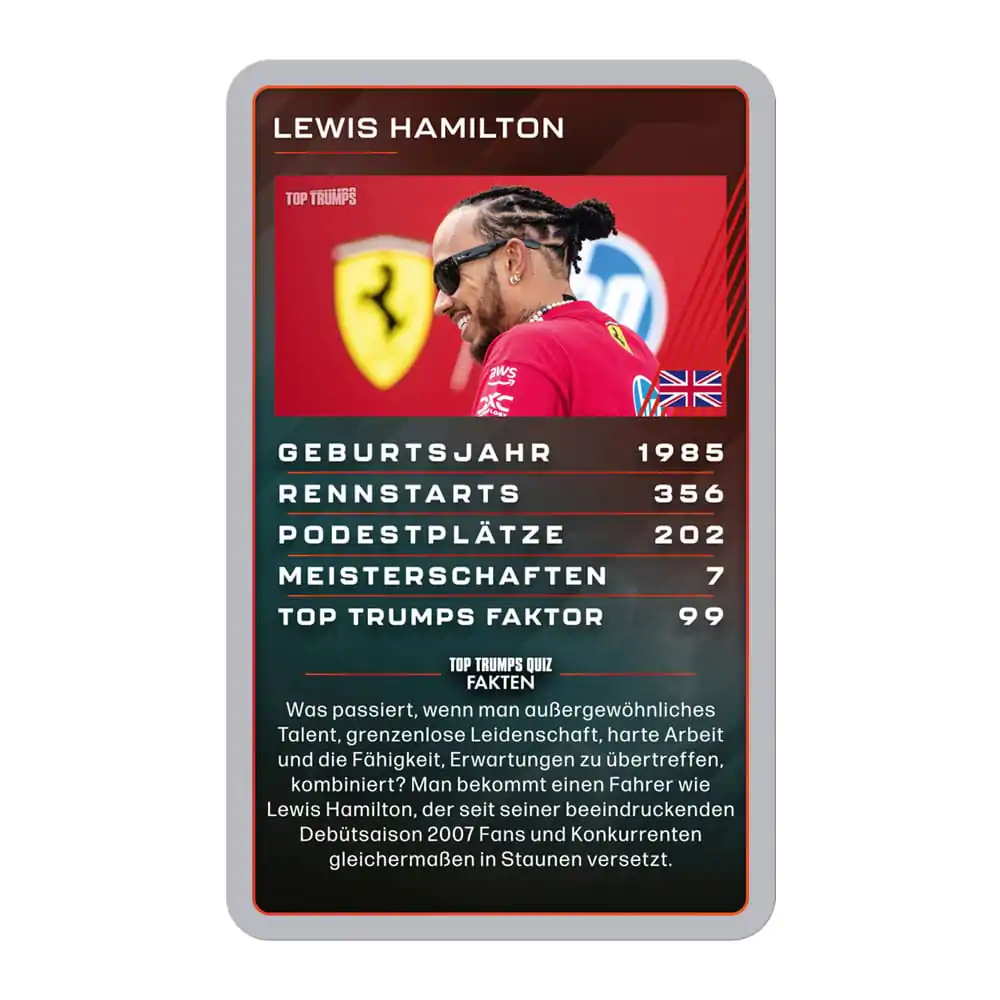 Grand Prix Helden Card Game Top Trumps Collectables *German Version* product photo