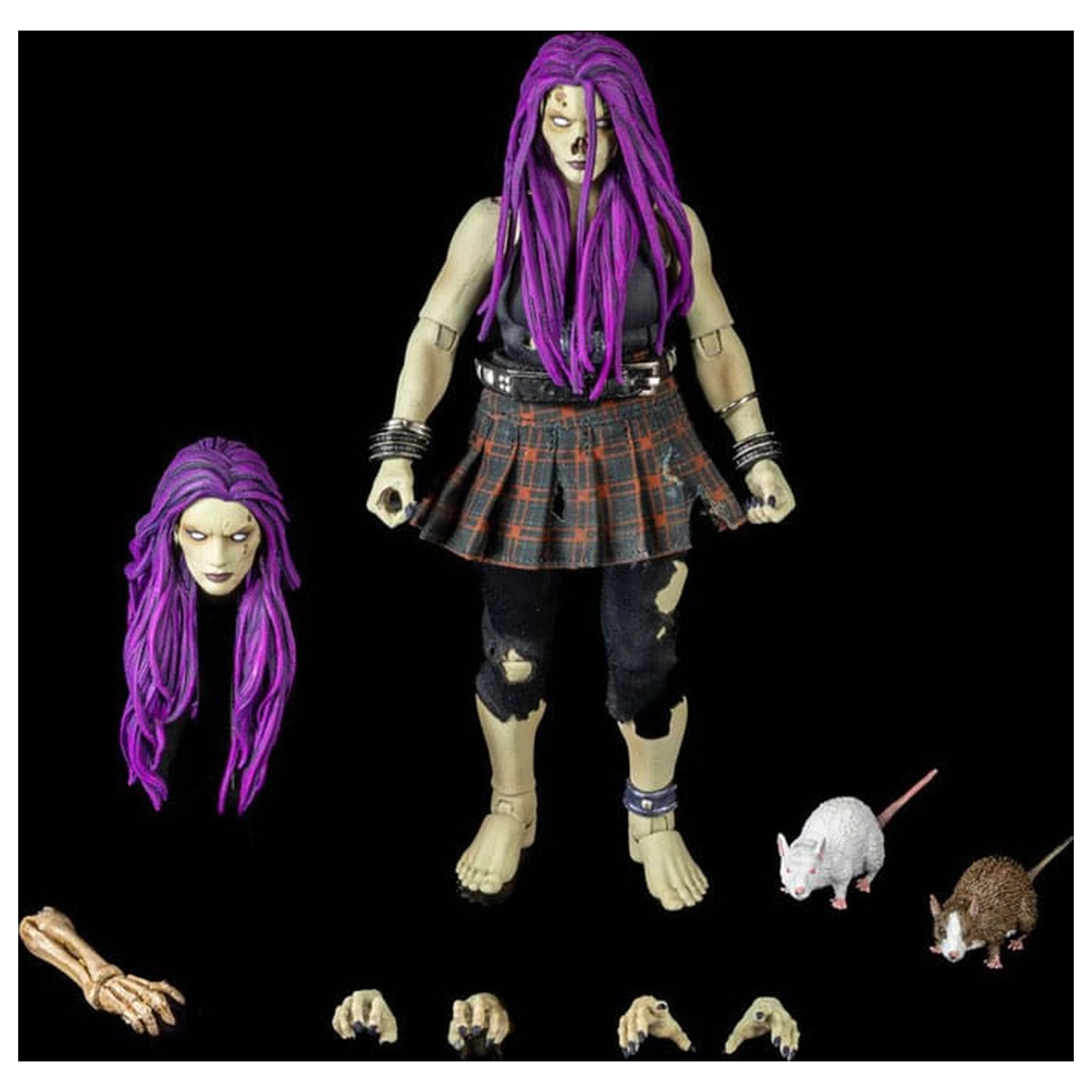 Graveyard Series Action Figur Rocker Zombie  product photo