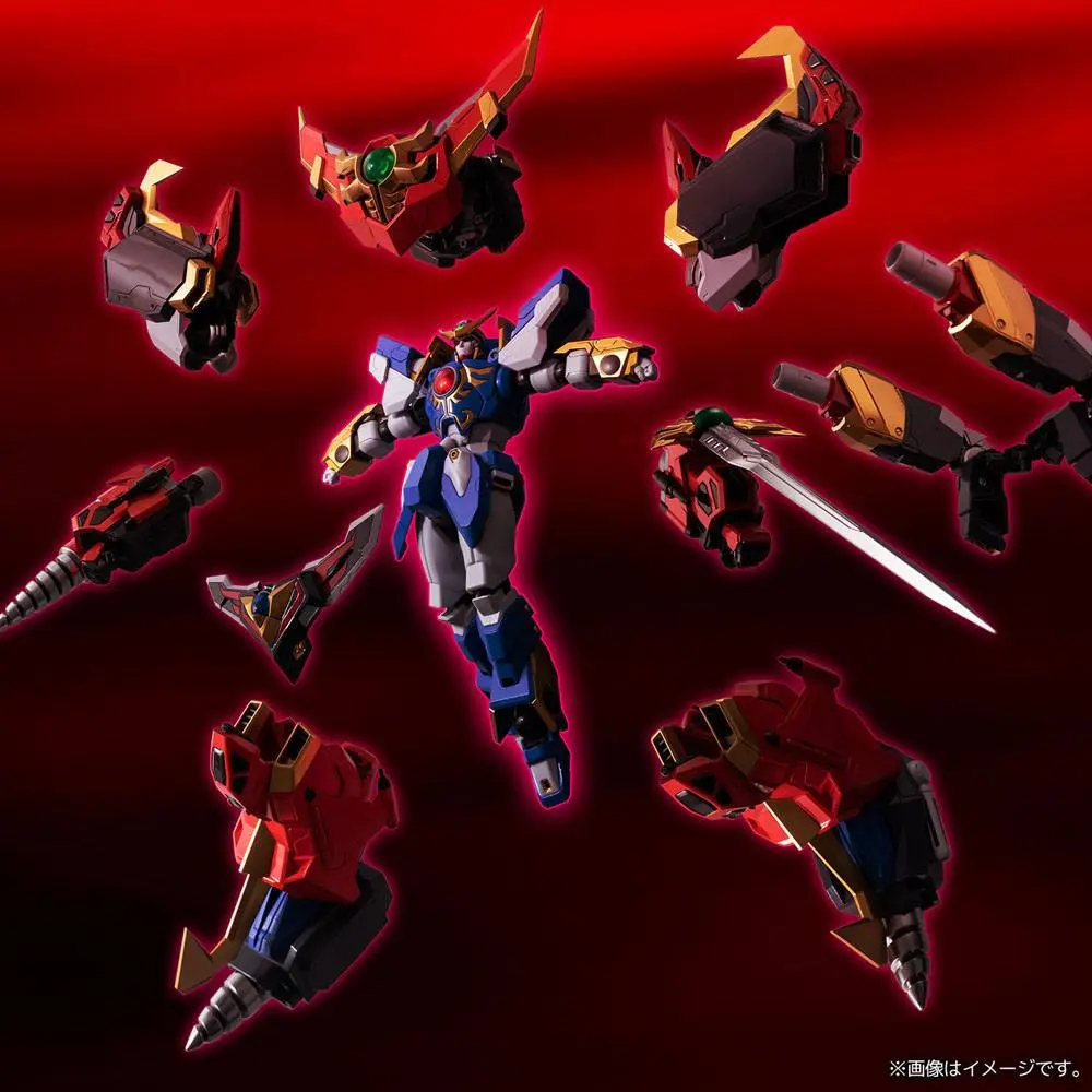 Gravion Metamor-Force Action Figure Bari Ation Super Heavy God Gravion Zwei Ultimate Gravion 26 cm product photo