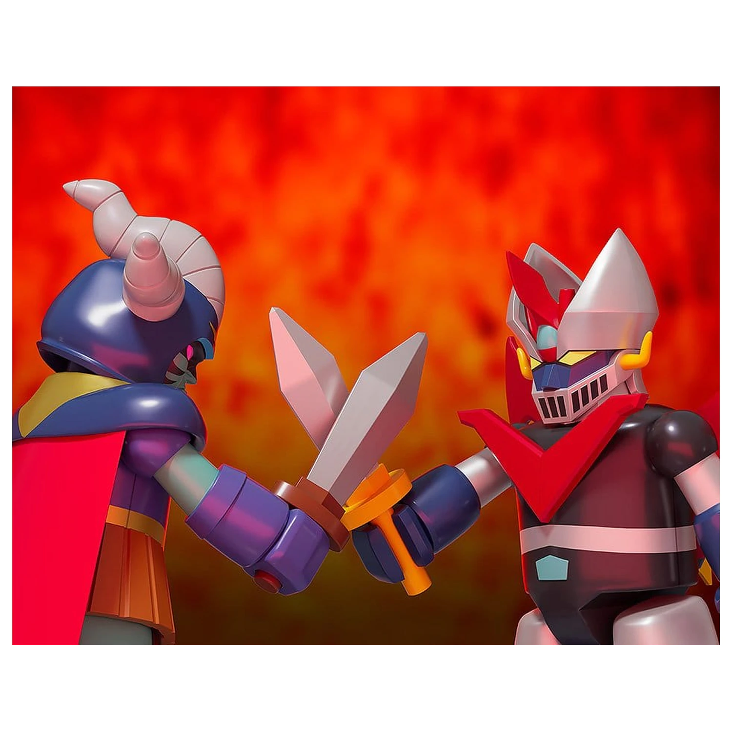 Great Mazinger Brickroid Action Figure Great General of Darkness 5 cm product photo