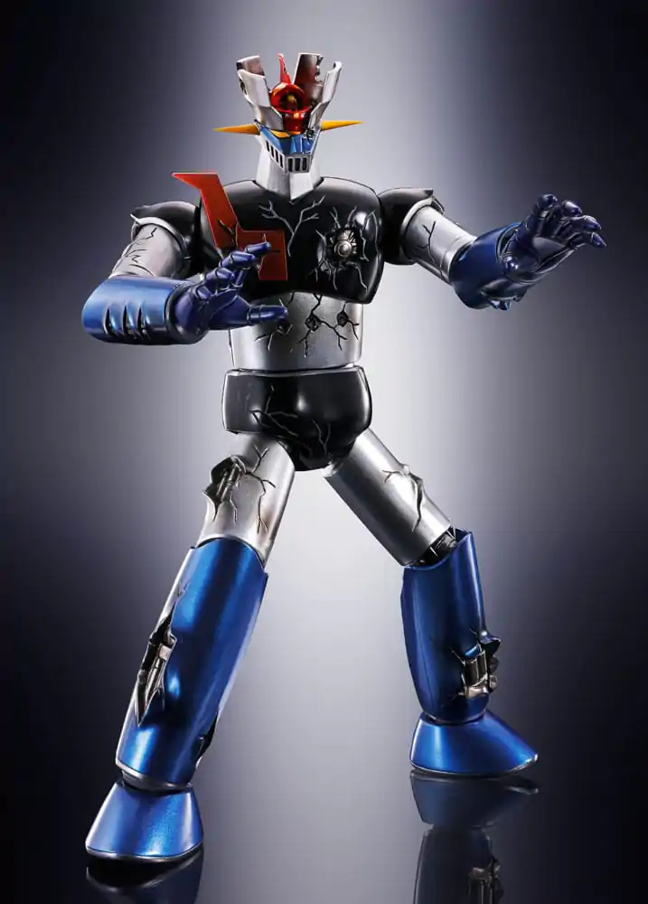 Great Mazinger Soul of Chogokin Diecast Action Figure GX-105D Great Mazinger Z Kakumei Shinka Damage Ver. 17 cm product photo