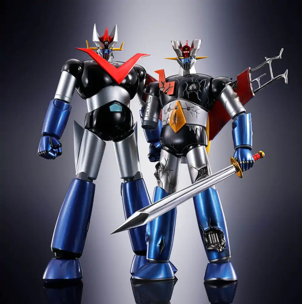 Great Mazinger Soul of Chogokin Diecast Action Figure GX-105D Great Mazinger Z Kakumei Shinka Damage Ver. 17 cm product photo