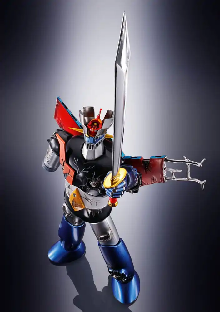 Great Mazinger Soul of Chogokin Diecast Action Figure GX-105D Great Mazinger Z Kakumei Shinka Damage Ver. 17 cm product photo