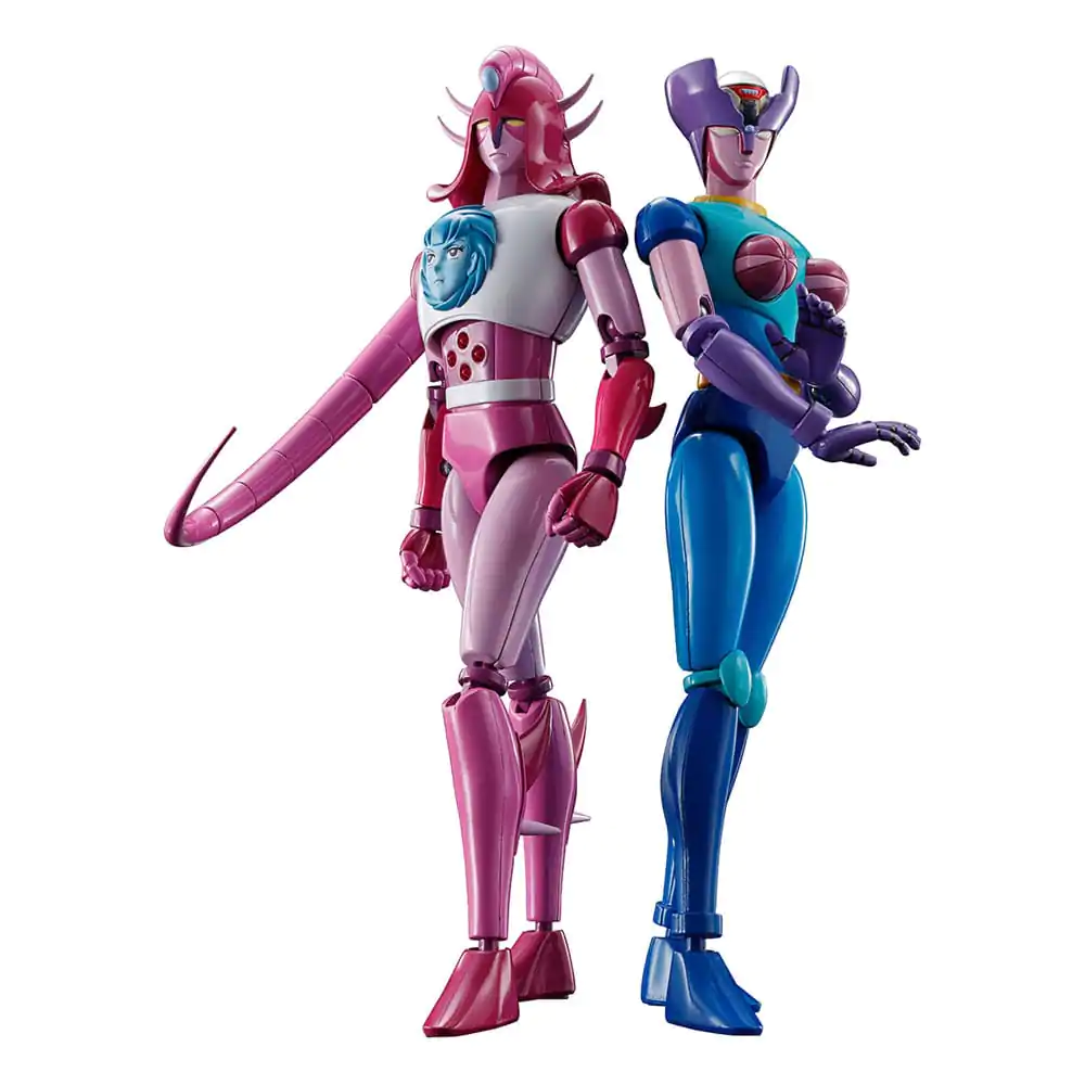 Great Mazinger Z Soul of Chogokin Diecast Action Figures GX-108 Rhein & GX-11R Dianan A Set 17 cm product photo