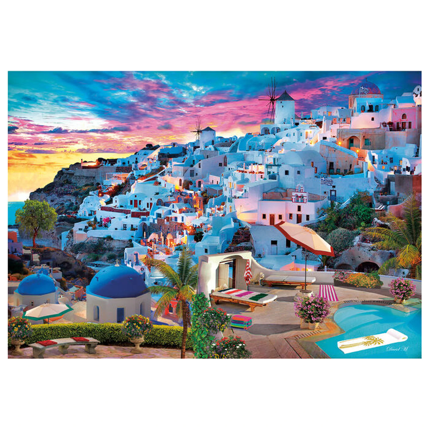 Greece View puzzle 500pcs product photo
